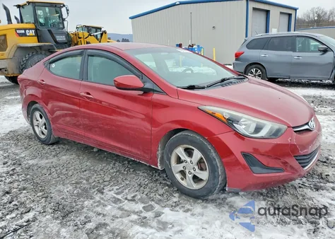 2014 Hyundai Elantra Se z USA, uszkodzony, nr VIN 5NPDH4AE8EH487504